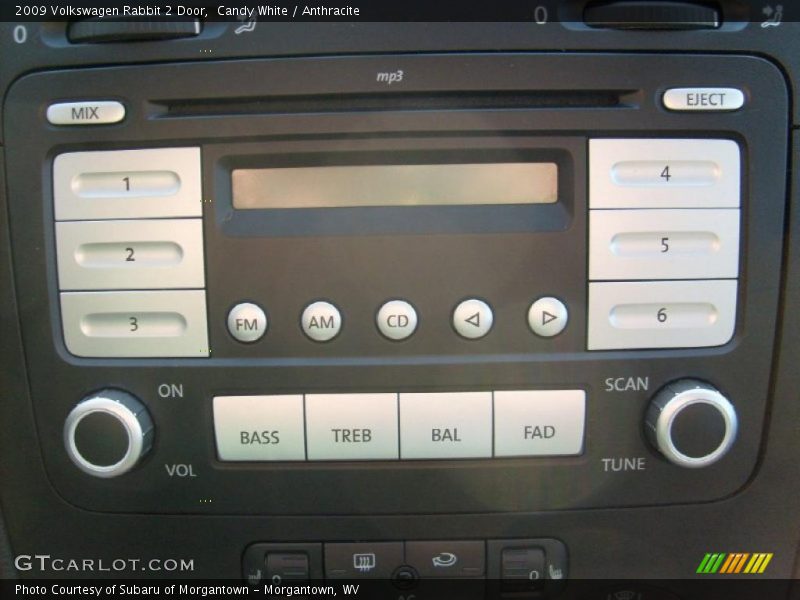 Candy White / Anthracite 2009 Volkswagen Rabbit 2 Door