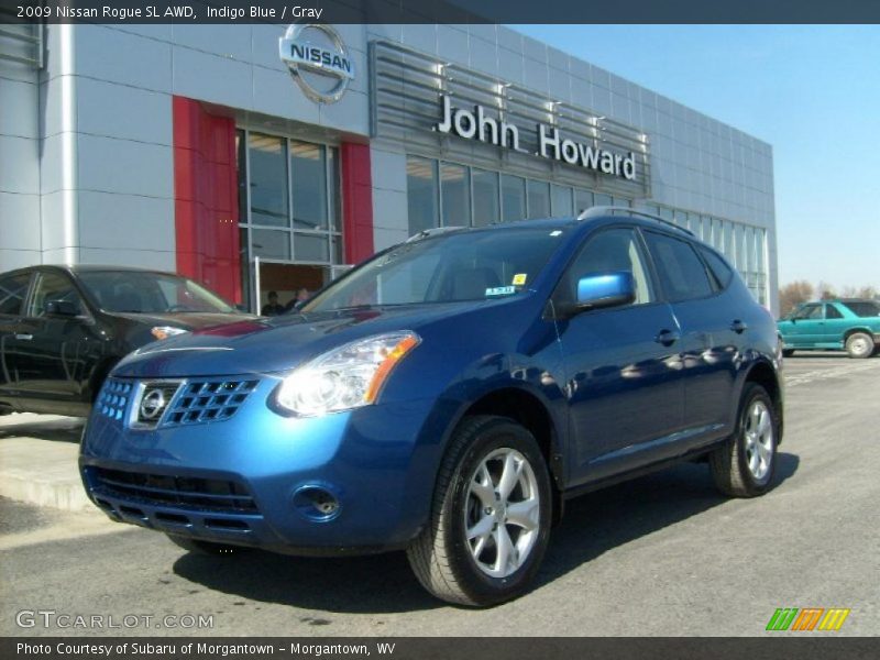 Indigo Blue / Gray 2009 Nissan Rogue SL AWD