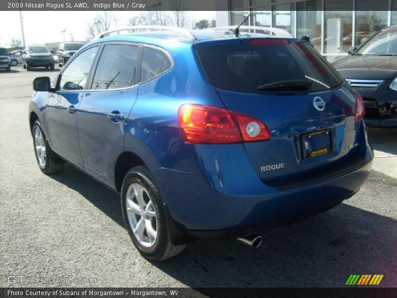 Indigo Blue / Gray 2009 Nissan Rogue SL AWD