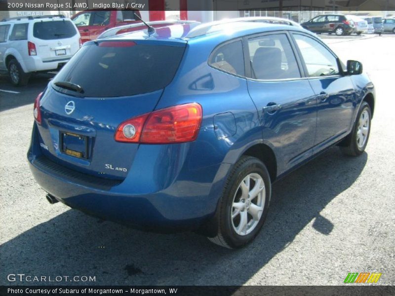 Indigo Blue / Gray 2009 Nissan Rogue SL AWD