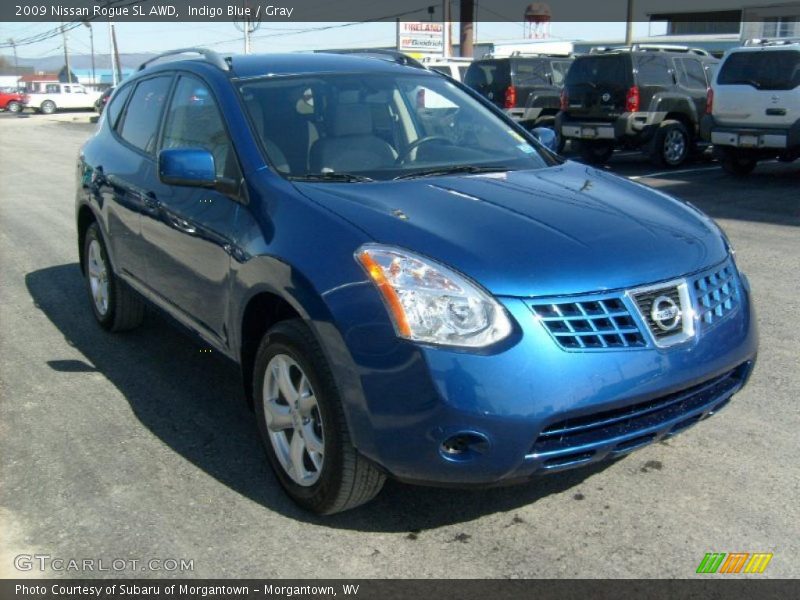 Indigo Blue / Gray 2009 Nissan Rogue SL AWD