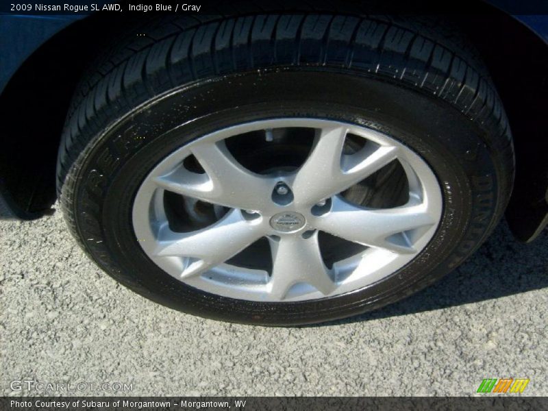 Indigo Blue / Gray 2009 Nissan Rogue SL AWD