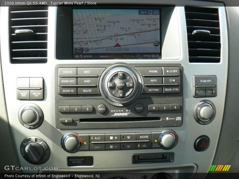 Tuscan White Pearl / Stone 2009 Infiniti QX 56 4WD