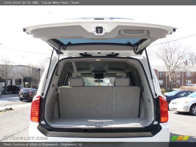 Tuscan White Pearl / Stone 2009 Infiniti QX 56 4WD