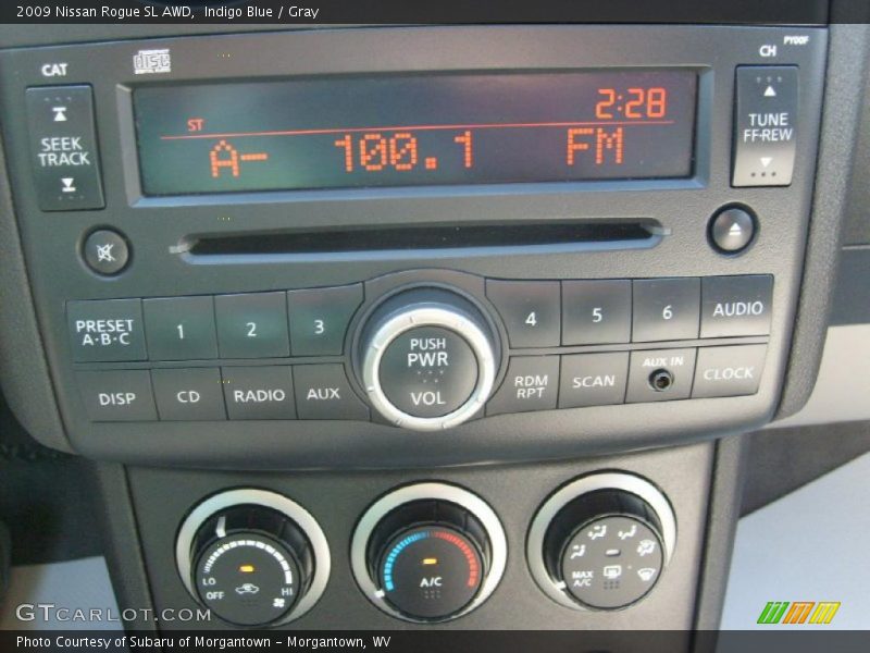 Indigo Blue / Gray 2009 Nissan Rogue SL AWD