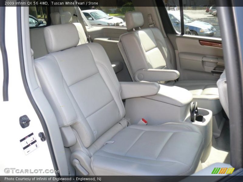 Tuscan White Pearl / Stone 2009 Infiniti QX 56 4WD