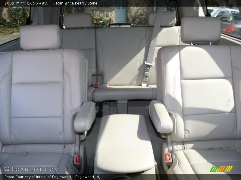 Tuscan White Pearl / Stone 2009 Infiniti QX 56 4WD