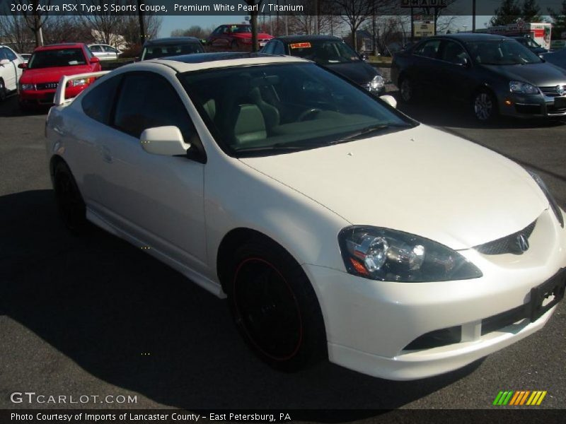 Premium White Pearl / Titanium 2006 Acura RSX Type S Sports Coupe