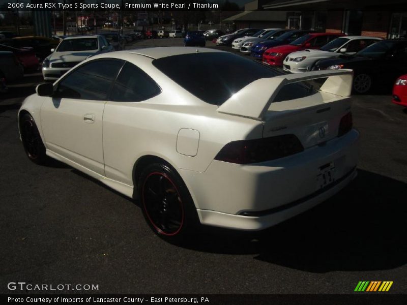 Premium White Pearl / Titanium 2006 Acura RSX Type S Sports Coupe