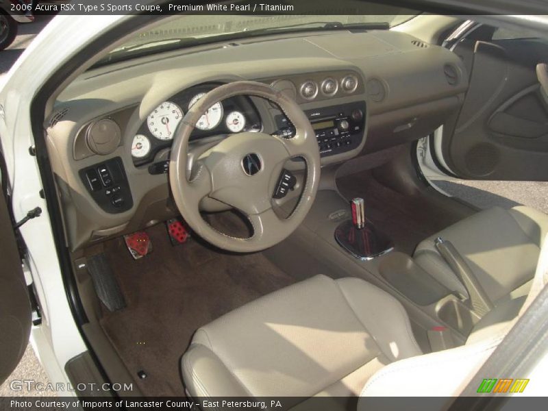 Premium White Pearl / Titanium 2006 Acura RSX Type S Sports Coupe