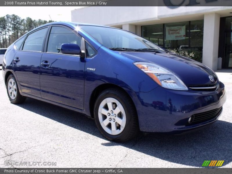 Spectra Blue Mica / Gray 2008 Toyota Prius Hybrid Touring