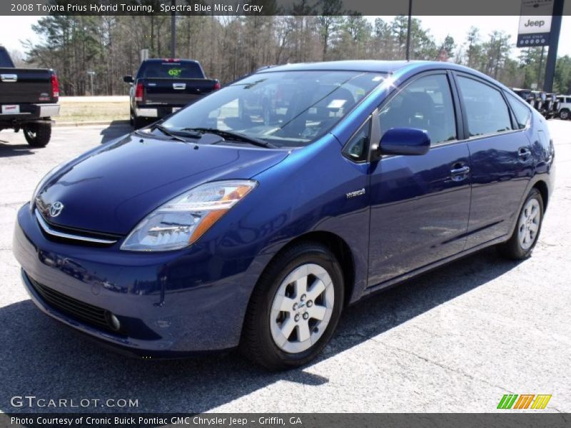 Spectra Blue Mica / Gray 2008 Toyota Prius Hybrid Touring