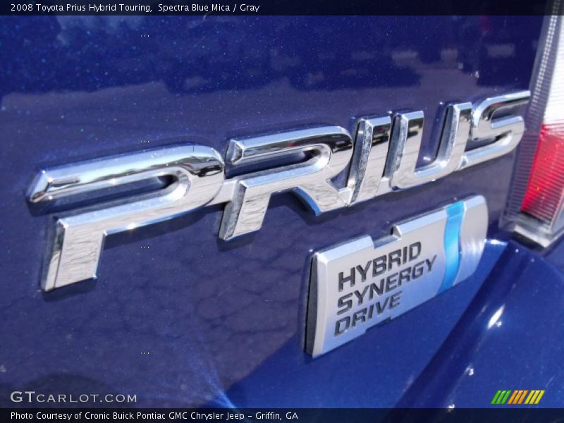 Spectra Blue Mica / Gray 2008 Toyota Prius Hybrid Touring