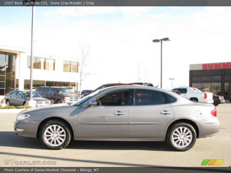 Stone Gray Metallic / Gray 2007 Buick LaCrosse CXS