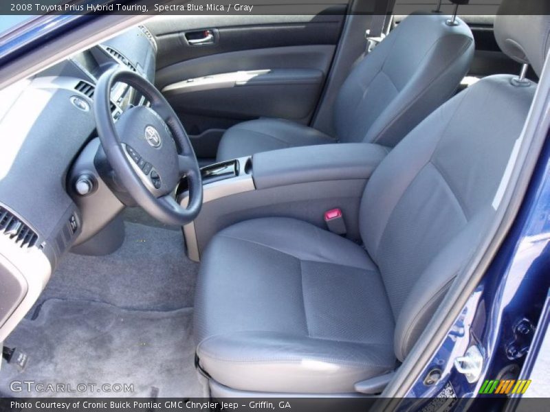 Spectra Blue Mica / Gray 2008 Toyota Prius Hybrid Touring