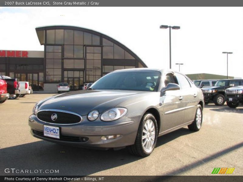 Stone Gray Metallic / Gray 2007 Buick LaCrosse CXS