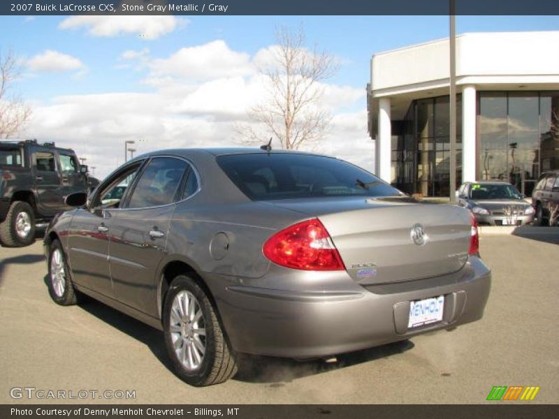 Stone Gray Metallic / Gray 2007 Buick LaCrosse CXS