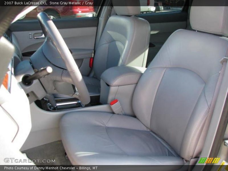 Stone Gray Metallic / Gray 2007 Buick LaCrosse CXS
