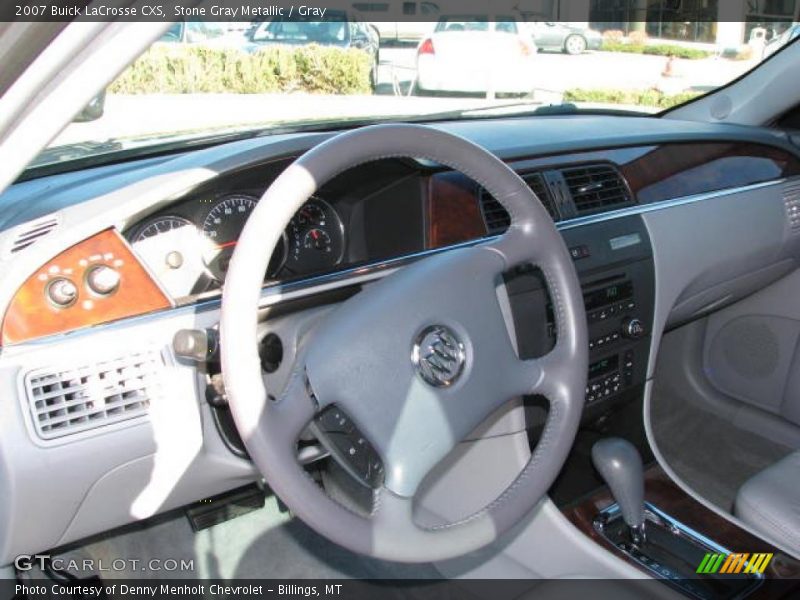 Stone Gray Metallic / Gray 2007 Buick LaCrosse CXS