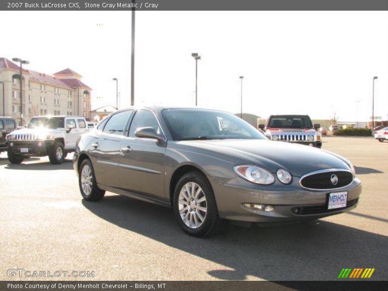 Stone Gray Metallic / Gray 2007 Buick LaCrosse CXS