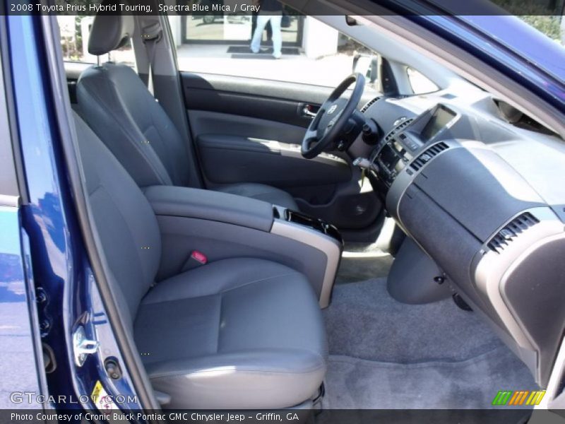 Spectra Blue Mica / Gray 2008 Toyota Prius Hybrid Touring
