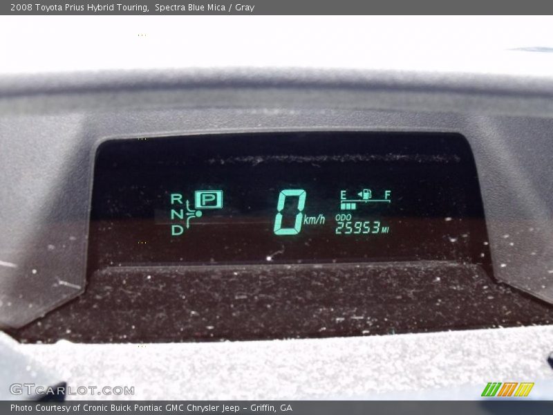 Spectra Blue Mica / Gray 2008 Toyota Prius Hybrid Touring