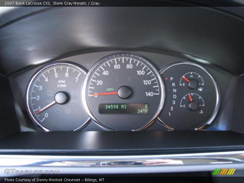 Stone Gray Metallic / Gray 2007 Buick LaCrosse CXS
