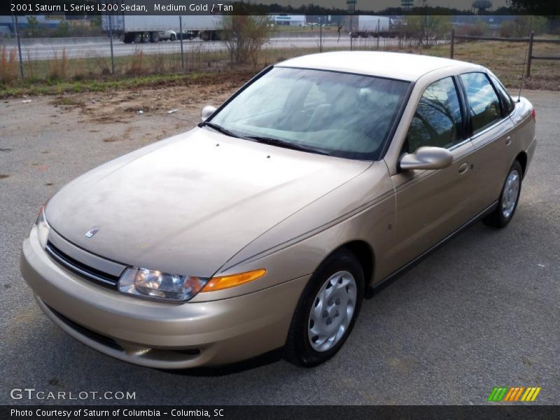 Medium Gold / Tan 2001 Saturn L Series L200 Sedan