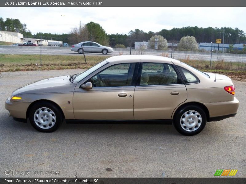 Medium Gold / Tan 2001 Saturn L Series L200 Sedan