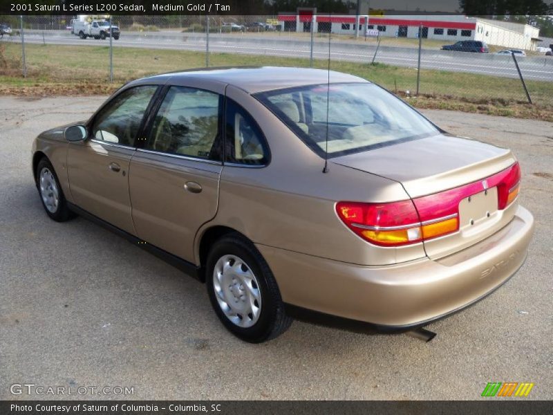 Medium Gold / Tan 2001 Saturn L Series L200 Sedan