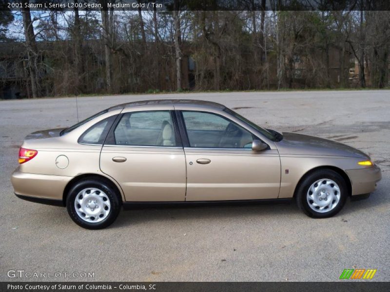 Medium Gold / Tan 2001 Saturn L Series L200 Sedan