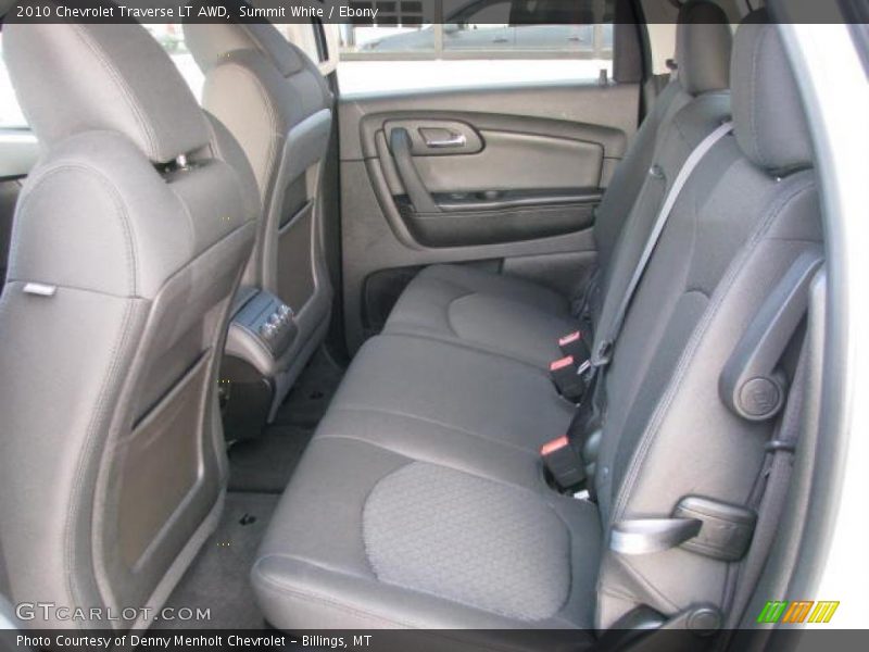 Summit White / Ebony 2010 Chevrolet Traverse LT AWD
