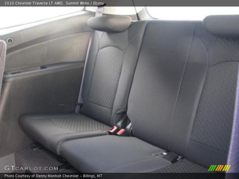 Summit White / Ebony 2010 Chevrolet Traverse LT AWD