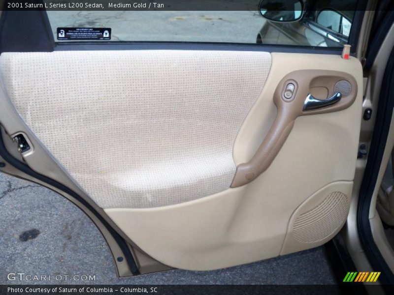 Medium Gold / Tan 2001 Saturn L Series L200 Sedan