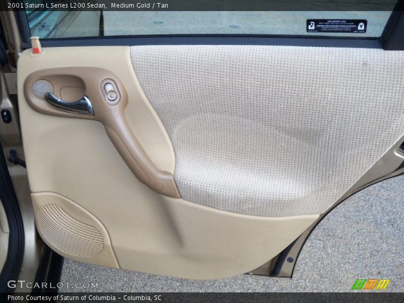Medium Gold / Tan 2001 Saturn L Series L200 Sedan