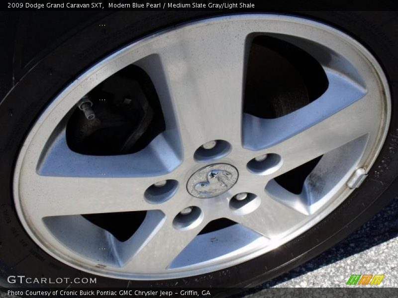 Modern Blue Pearl / Medium Slate Gray/Light Shale 2009 Dodge Grand Caravan SXT