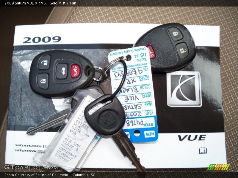 Gold Mist / Tan 2009 Saturn VUE XR V6