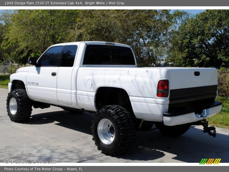 Bright White / Mist Gray 1999 Dodge Ram 2500 ST Extended Cab 4x4