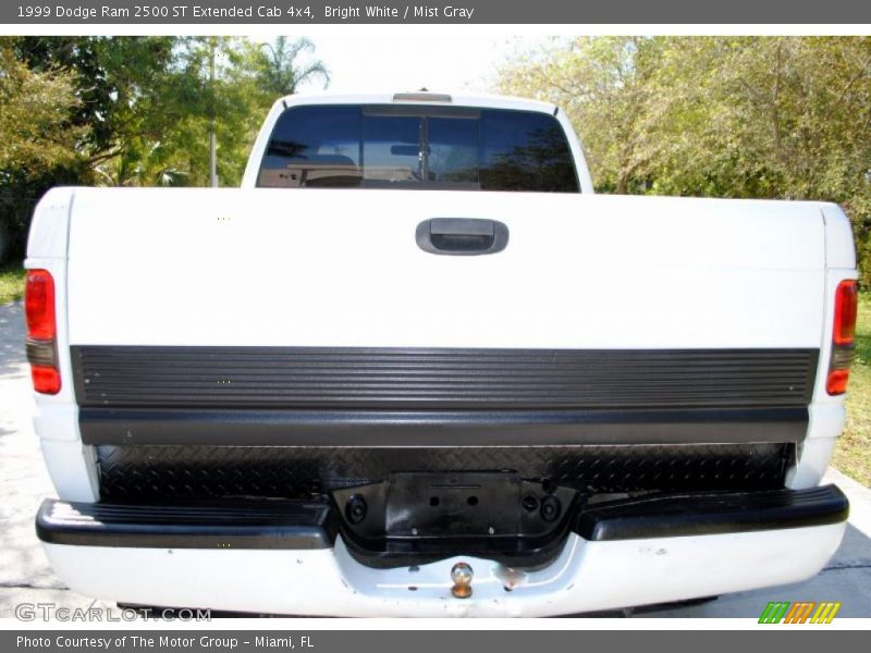 Bright White / Mist Gray 1999 Dodge Ram 2500 ST Extended Cab 4x4