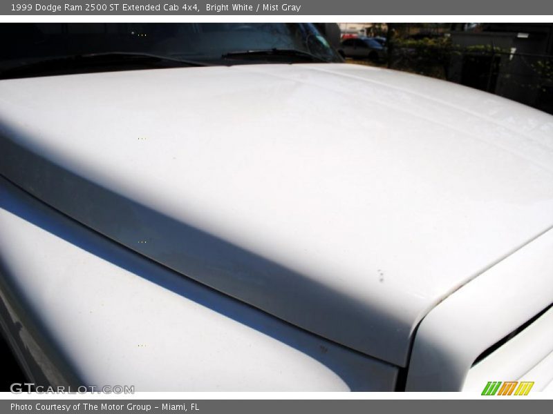 Bright White / Mist Gray 1999 Dodge Ram 2500 ST Extended Cab 4x4