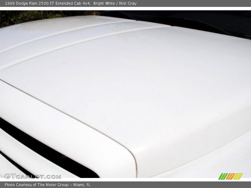 Bright White / Mist Gray 1999 Dodge Ram 2500 ST Extended Cab 4x4