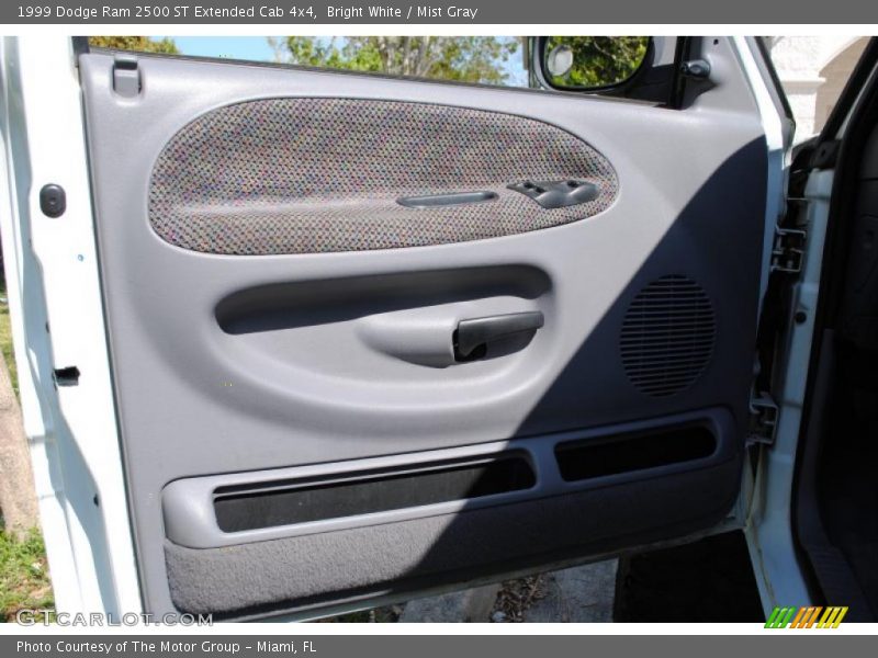 Bright White / Mist Gray 1999 Dodge Ram 2500 ST Extended Cab 4x4