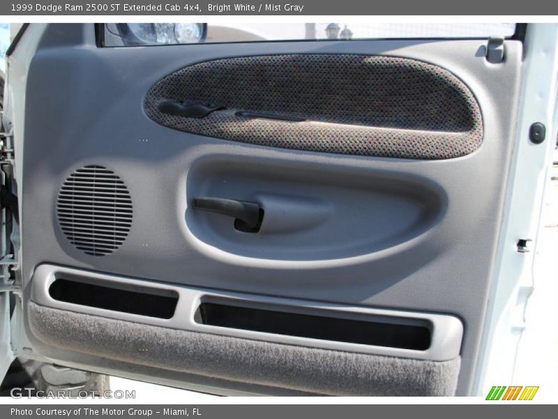 Bright White / Mist Gray 1999 Dodge Ram 2500 ST Extended Cab 4x4
