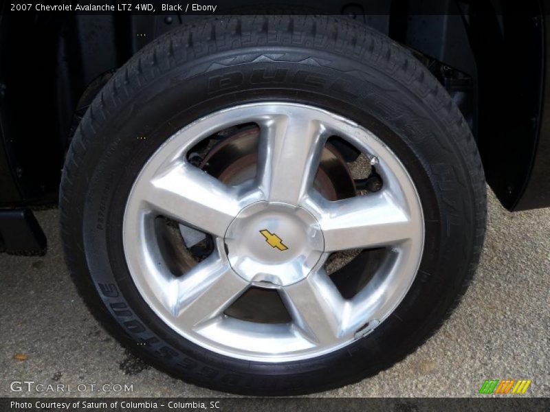 Black / Ebony 2007 Chevrolet Avalanche LTZ 4WD