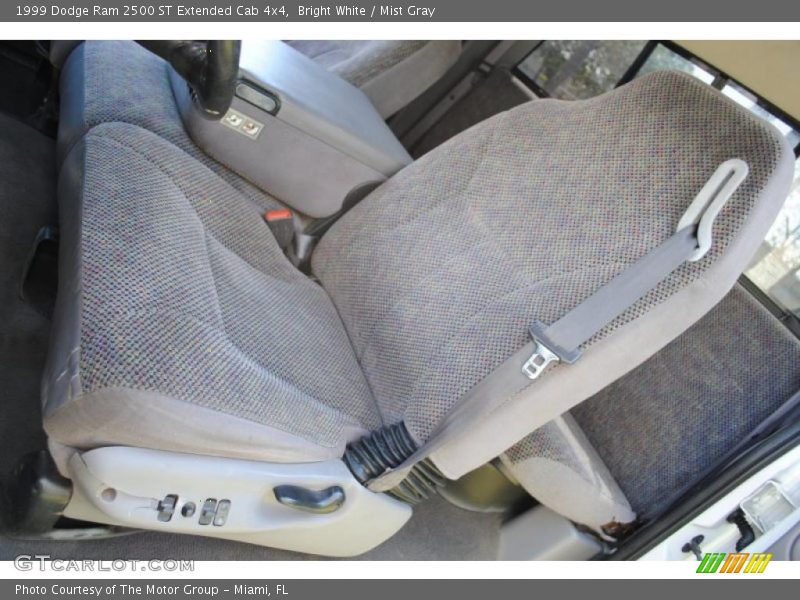 Bright White / Mist Gray 1999 Dodge Ram 2500 ST Extended Cab 4x4