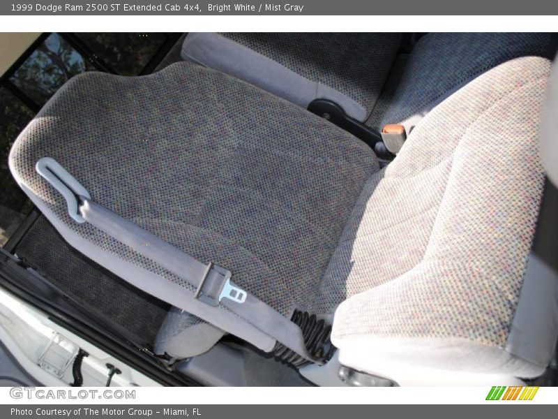 Bright White / Mist Gray 1999 Dodge Ram 2500 ST Extended Cab 4x4