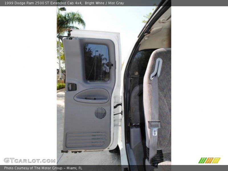 Bright White / Mist Gray 1999 Dodge Ram 2500 ST Extended Cab 4x4