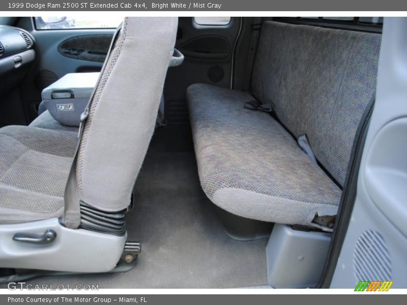Bright White / Mist Gray 1999 Dodge Ram 2500 ST Extended Cab 4x4