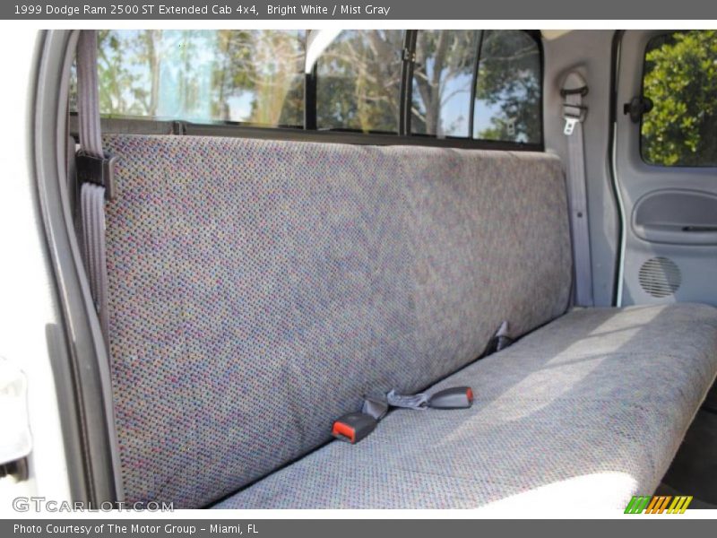 Bright White / Mist Gray 1999 Dodge Ram 2500 ST Extended Cab 4x4