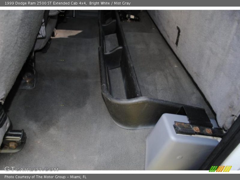 Bright White / Mist Gray 1999 Dodge Ram 2500 ST Extended Cab 4x4
